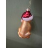 Sass & Belle Puppy in Hat Christmas Baubles