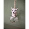 Sass & Belle Snow Leopard Christmas Baubles