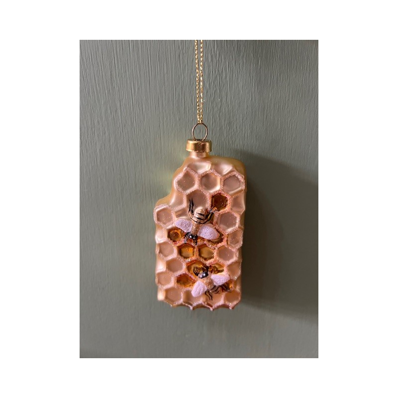 Sass & Belle Honeycomb and Bees Christmas Bauble