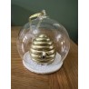 Sass & Belle Beehive Christmas Dome Bauble Decoration