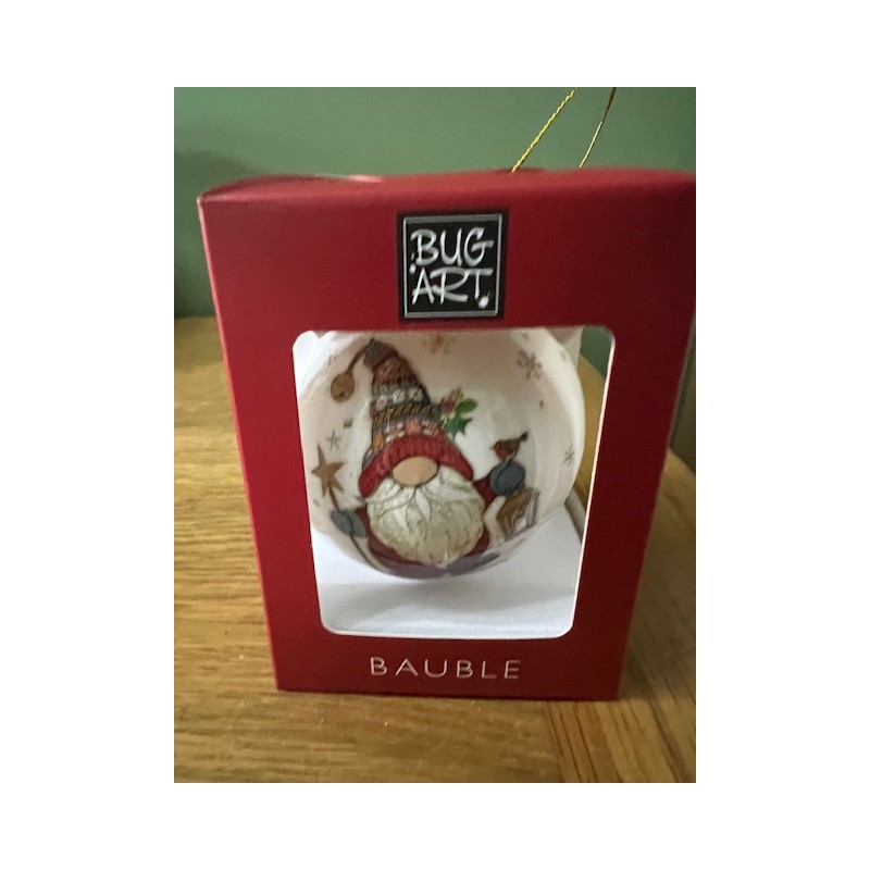 Bug Art Gonk Christmas Bauble