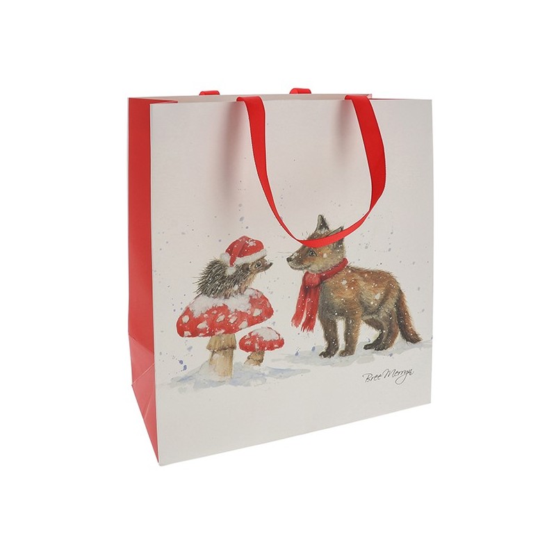 Bristle and Brush Christmas Medium Gift Bag