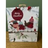 Festive Robins Christmas Medium Gift Bag