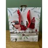 Festive Robins Christmas Medium Gift Bag