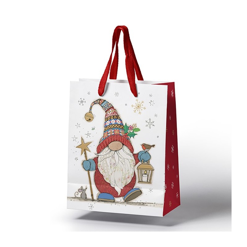 Bug Art Christmas Gonk Medium Gift Bag