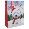 Westie Christmas Medium Gift Bag
