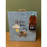 Glick Baby Boy Elephant Medium Gift Bag