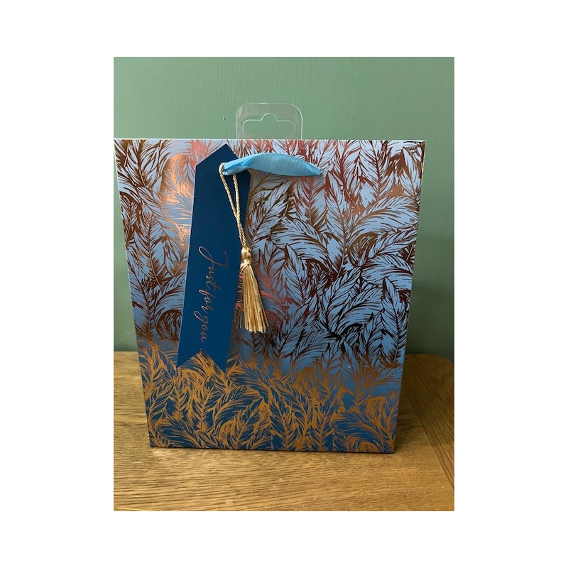 Ombre Feathers Medium Gift Bag