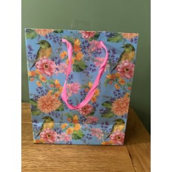 Flowers and Birds Medium Gift Bag