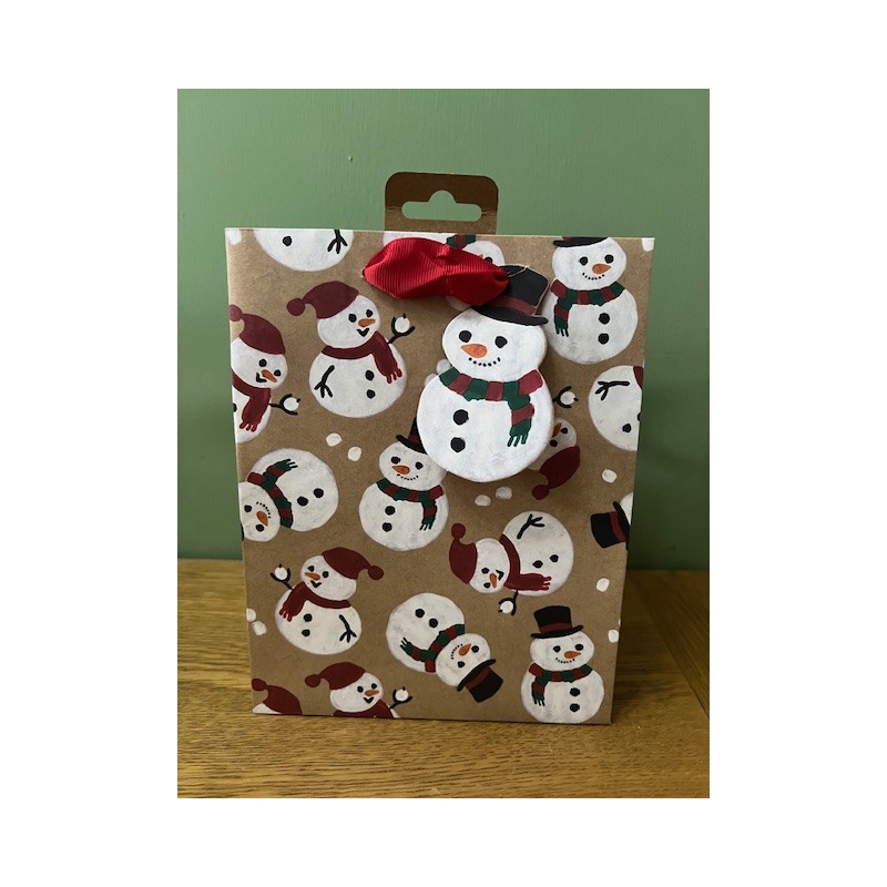 Silly Snowmen Medium Gift Bag by Glick