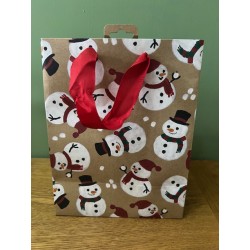 Silly Snowmen Medium Gift Bag by Glick