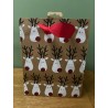 Kraft Reindeer Medium Gift Bag by Glick