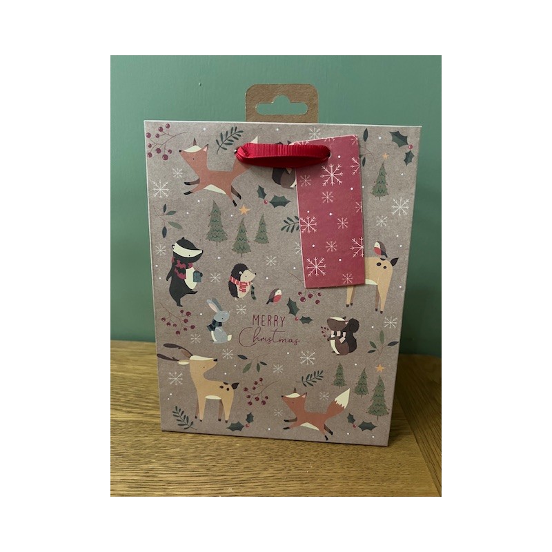 Kraft In the Woods Medium Gift Bag by Glick