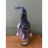 Sequin Gonk Bottle Cover Wrapping - Silver
