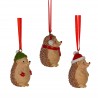 Sass & Belle Box of 3 Christmas Hedgehogs