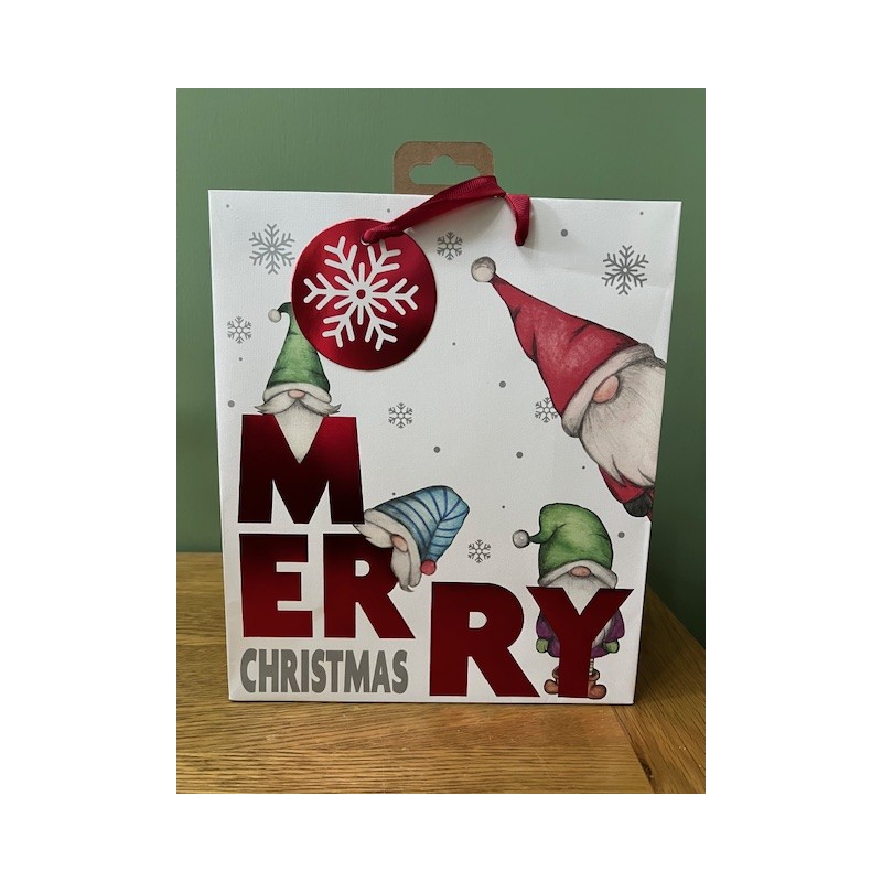 Festive Gonks Medium Gift Bag by Eurowrap