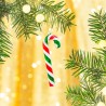 Sass & Belle Christmas Glass Candy Cane Decoration