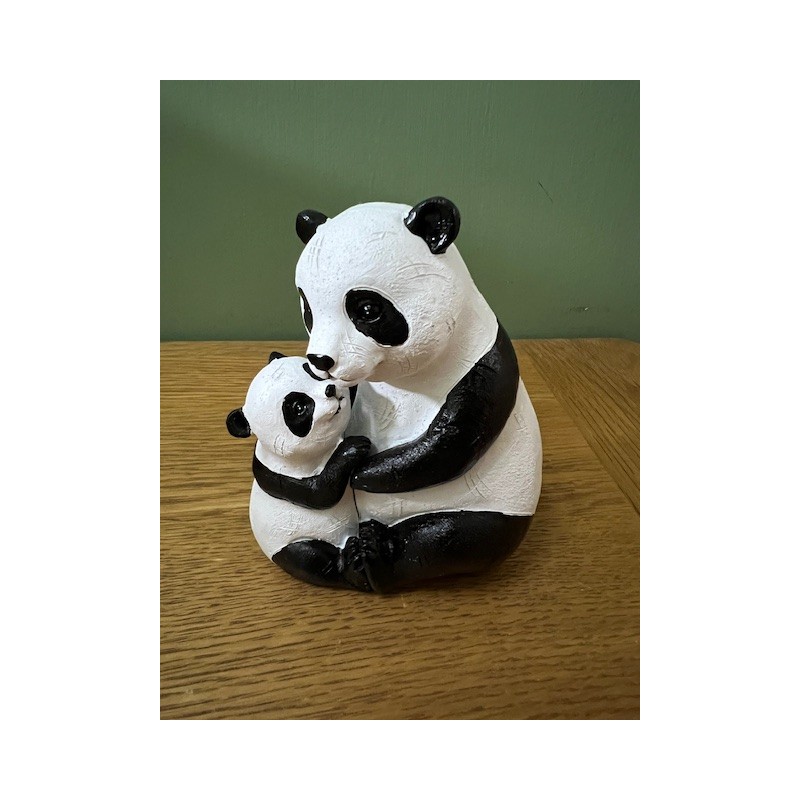 Cute Mother and Baby Panda Ornament- Sentiment Gift