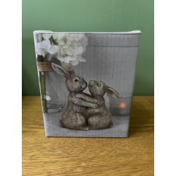 Cute Rabbit Couple Ornament- Sentiment Gift