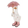 David's Polka Dot Duck  With Pink Umbrella Small