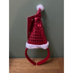 Christmas Red Hat Headband