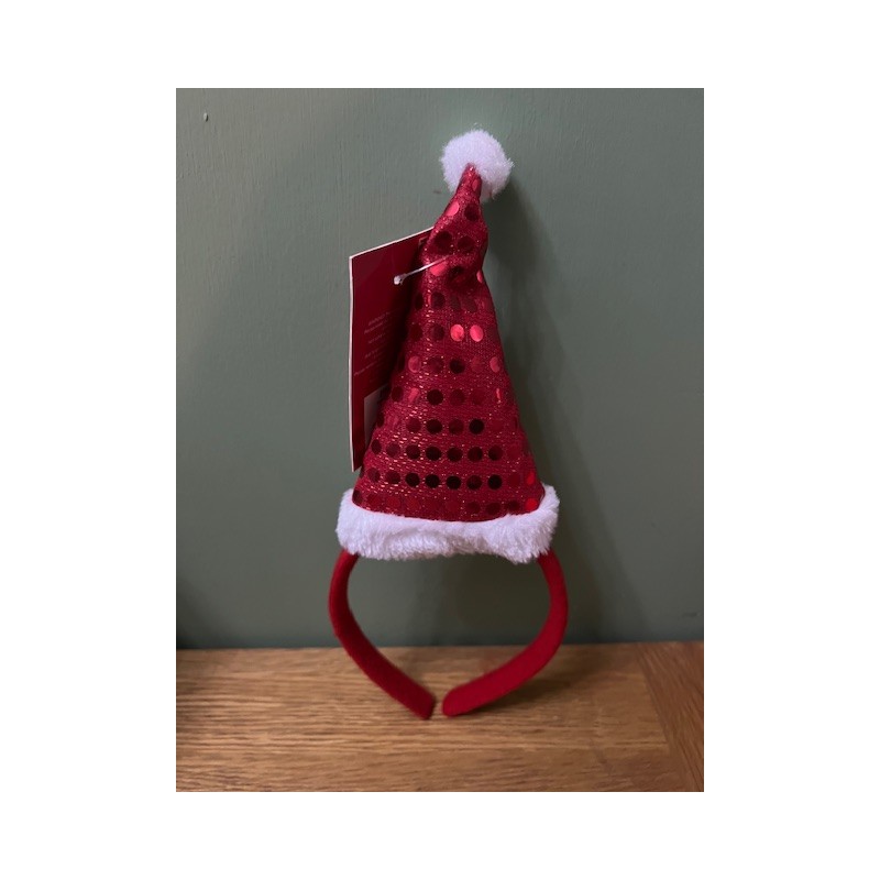Christmas Red Hat Headband