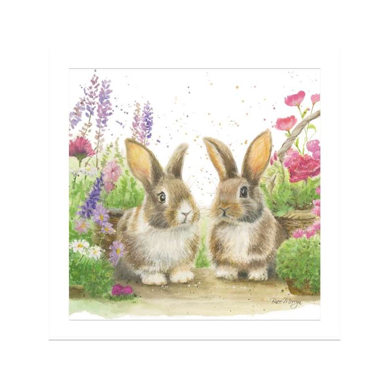 Bree Merryn Blank Greeting Card Rocket and Rhubarb
