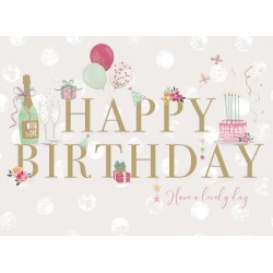 Champagne and Cake Birthday...