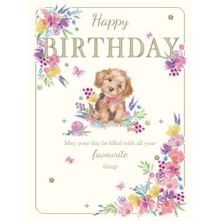Birthday Puppy Birthday Card