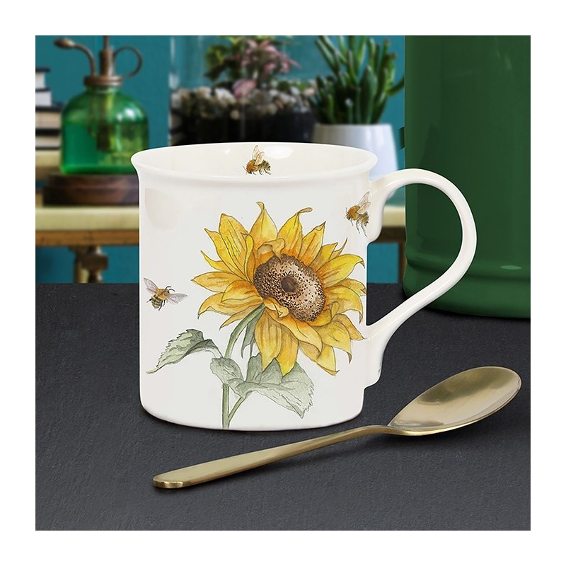 Sunflower Bee-tanical Mug Boxed