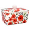 Poppy Field Butter Dish