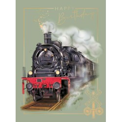 Train Birthday Card