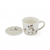 Conical Highland Sheep Mug and Coaster by Cooksmart