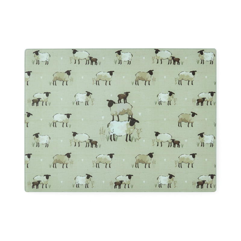 Highland Sheep Glass Worktop Saver