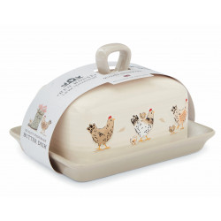 Hen House Lane Quality Stoneware Butter Dish
