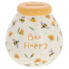 Pots of Dreams Bee Happy Ceramic Money Box