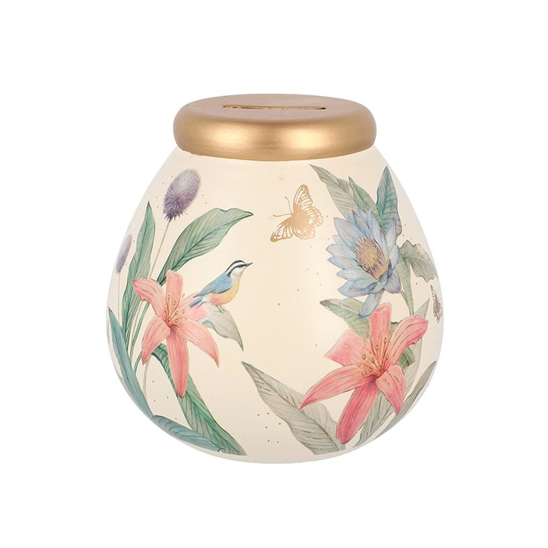 Pots of Dreams King Lily Ceramic Money Box