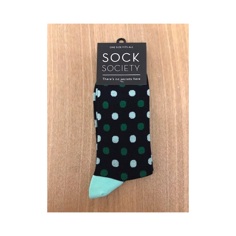 Polka Dots Green Socks