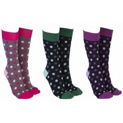 Polka Dots Purple Socks