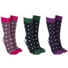 Polka Dots Purple Socks