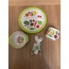 Happy Fruit and Veg Children's Tableware Set