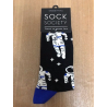 Astronauts blue Heel Socks